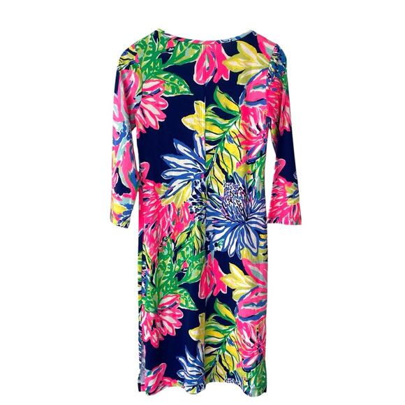 Lilly Pulitzer Kenzie Travelers Palm Resort Navy Dress NWTs size small - Picture 8 of 11